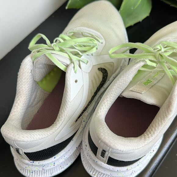Nike Revolution 6 Next Nature Running Shoes White Volt Speckle Women’s Size 7 - Picture 8 of 10